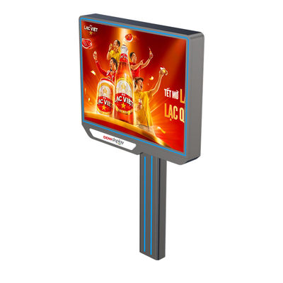 কাস্টম p6 8000nits IP65 জলরোধী বিজ্ঞাপন প্রদর্শন বহিরঙ্গন নেতৃত্বাধীন বিলবোর্ড 4G সিস্টেম HDMI সঙ্গে