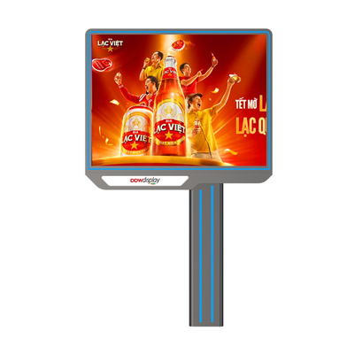 কাস্টম p6 8000nits IP65 জলরোধী বিজ্ঞাপন প্রদর্শন বহিরঙ্গন নেতৃত্বাধীন বিলবোর্ড 4G সিস্টেম HDMI সঙ্গে