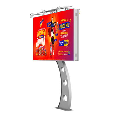 সহজ ইনস্টলেশন IP65 জলরোধী p6 8000nits ইস্পাত বিজ্ঞাপন ডিজিটাল পর্দা নেতৃত্বাধীন ভিডিও প্রাচীর