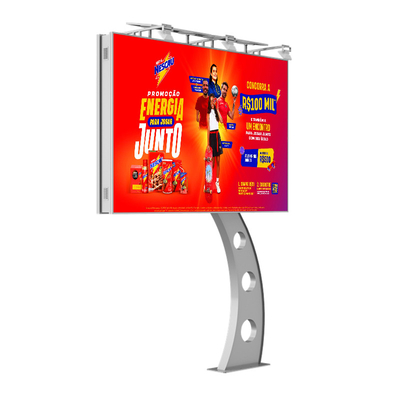 সহজ ইনস্টলেশন IP65 জলরোধী p6 8000nits ইস্পাত বিজ্ঞাপন ডিজিটাল পর্দা নেতৃত্বাধীন ভিডিও প্রাচীর