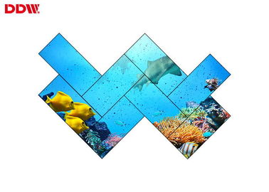 মাল্টি কালার ভিডিও ওয়াল মোজাইক, স্বচ্ছ বিরামবিহীন ভিডিও ওয়াল প্রদর্শন করে