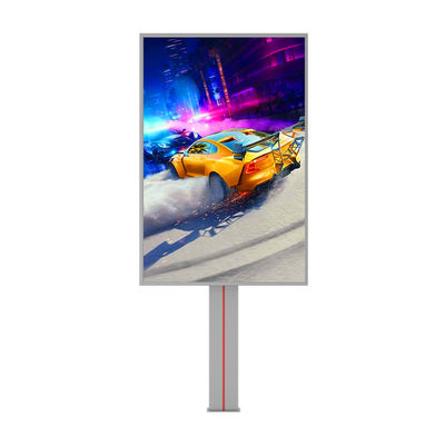 সহজ ইনস্টলেশন জলরোধী IP65 p6 8000nits ইস্পাত বিলবোর্ড LED প্রদর্শন বহিরঙ্গন LED বিলবোর্ড মূল্য